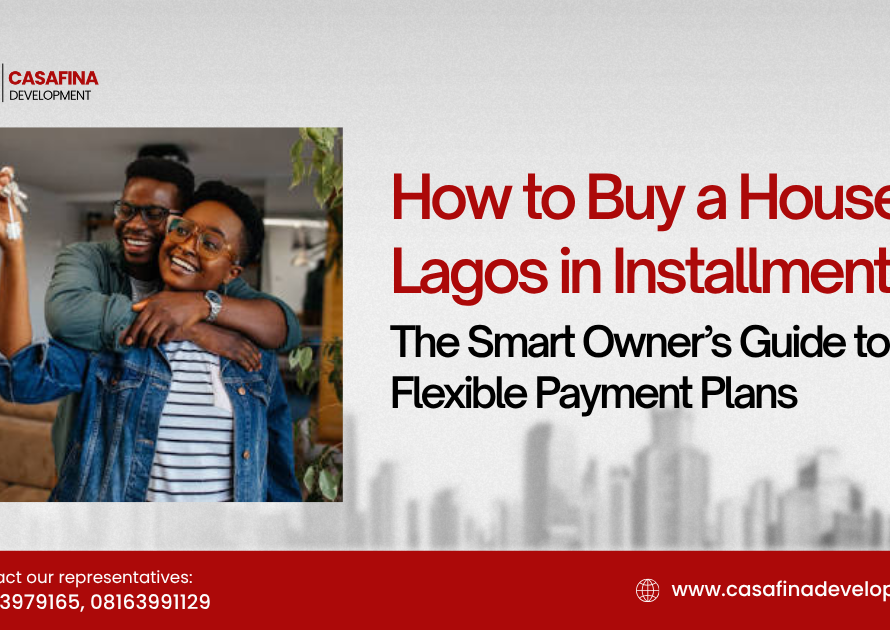 African couple calculating mortgage payment plans and installment options for a Lagos home investment.